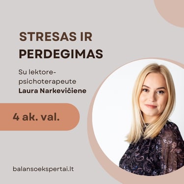 4 ak. val. streso ir perdegimo mokymai