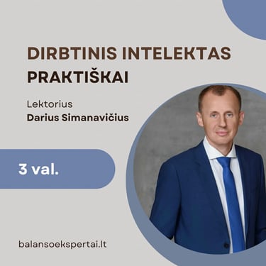 Dirbtinio intelekto mokymai