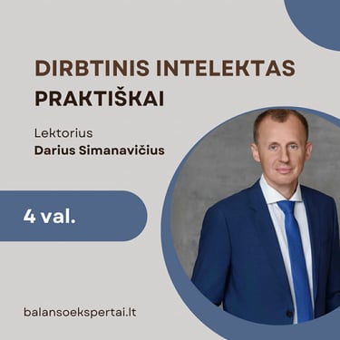Dirbtinio intelekto mokymai