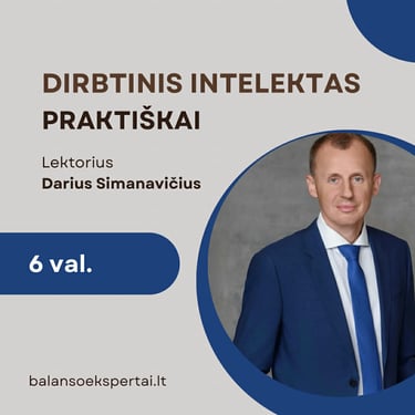 Dirbtinio intelekto mokymai
