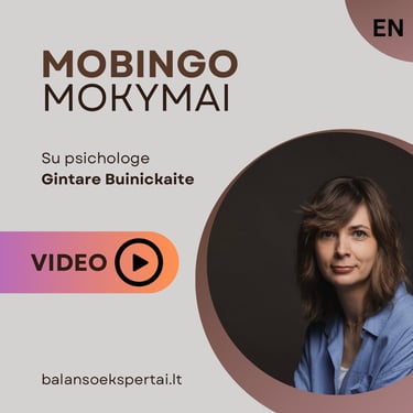 mobingo mokymų vaizdo įrašas anglų kalba