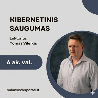 Kibernetinio saugumo mokymai 6 ak. val. 