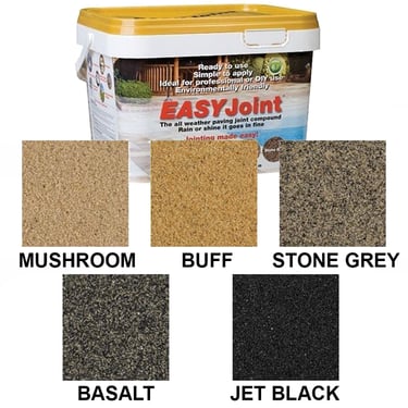 Easy joint paving grout pointing colour chart