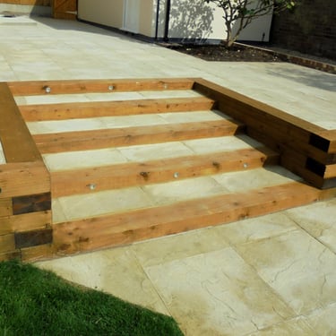 Wooden timber sleepers Romford, Hornchurch, Upminster, Brentwood