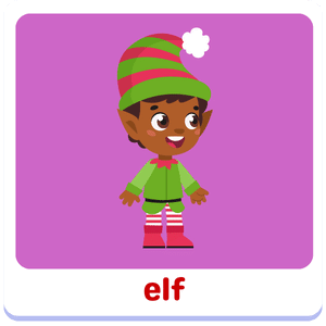 elf | Christmas kids vocabulary