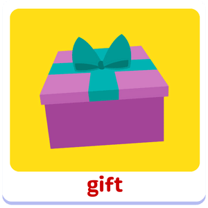 xmas gift | Christmas kids vocabulary
