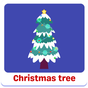 xmas tree | Christmas kids vocabulary