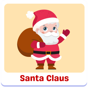 Santa Claus | Christmas kids vocabulary