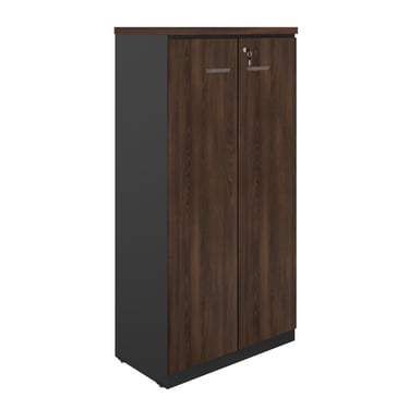 ARMÁRIO 2 PORTAS ALTO FECHADO - 1,60X0,80X0,45 - MARSALA/PRETO