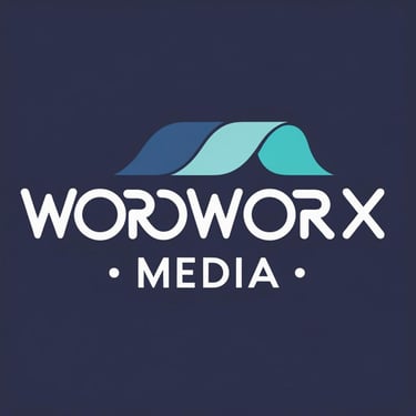 this is the logo for WordWorx Media the imprint of author Wiley James