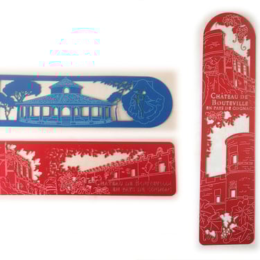 marque pages en papier irisé découpé au laser