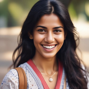 woman wearing black crew-neck shirt