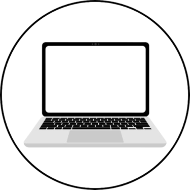 ordinateur site web - Agence de communication et de marketing digital pour artistes