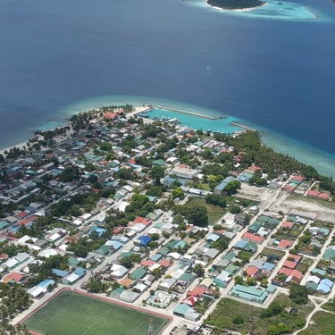 île locale maldives avion