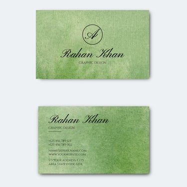 Carte de visite papier opale