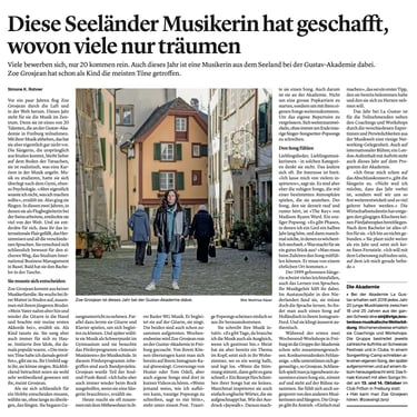 Newspaper article about me