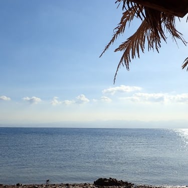 Bedouin star Ras shitan Egypt Beach view