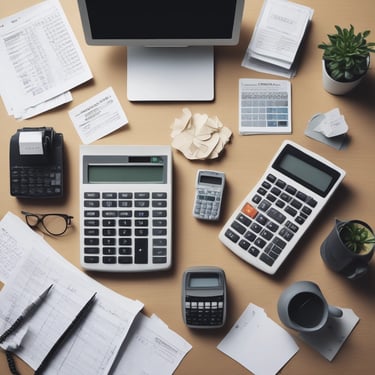 white Canon cash register