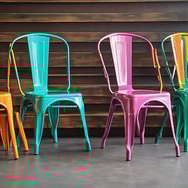 silla de colores