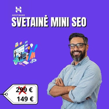 Svetainės kūrimas MINI SEO