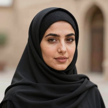woman wearing black crew-neck shirt