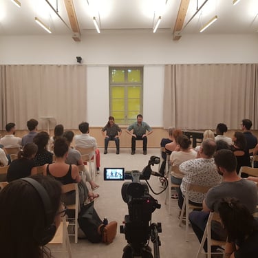 Performance de danse de la Compagnie Parc pendant un événement Quatre-Quarts