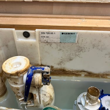 Geberit pneumatic concealed cistern and fill valve
