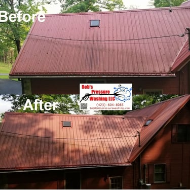 Roof wash in Bean Station, Tn 37708 near me by Bobs Pressure Washing LLC in Bulls Gap, Tn 37711 5