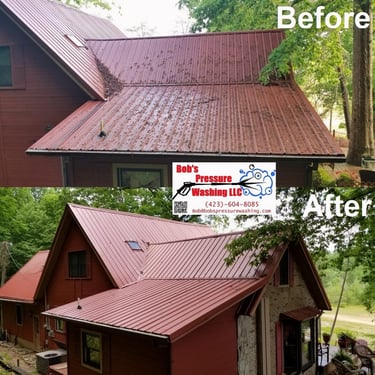 Roof wash in Bean Station, Tn 37708 near me by Bobs Pressure Washing LLC in Bulls Gap, Tn 37711 1