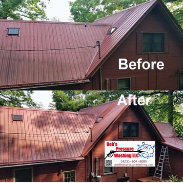 Roof wash in Bean Station, Tn 37708 near me by Bobs Pressure Washing LLC in Bulls Gap, Tn 37711 4