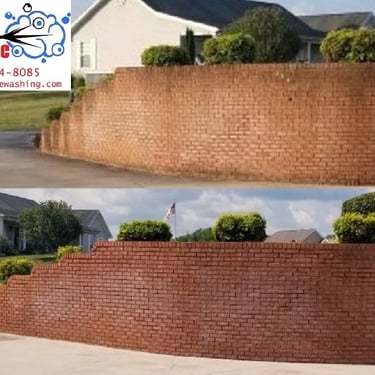 Retaining wall cleaning in Russellville, Tn 37860 near me by Bobs Pressure Washing LLC in Bulls Gap, Tn 37711 2