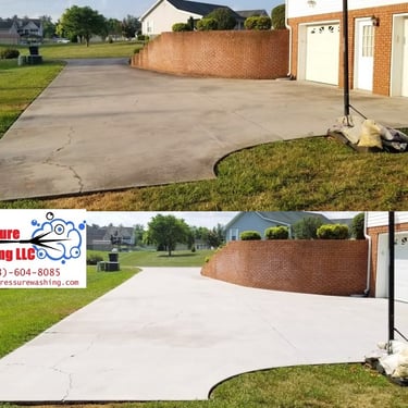 Concrete Driveway cleaning in Russellville, Tn 37860 near me by Bobs Pressure Washing LLC in Bulls Gap, Tn 37711 3