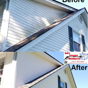 House wash in Rogersville, Tn 37857 near me by Bobs Pressure Washing LLC in Bulls Gap, Tn 37711 16