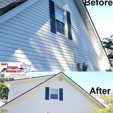 House wash in Rogersville, Tn 37857 near me by Bobs Pressure Washing LLC in Bulls Gap, Tn 37711 11
