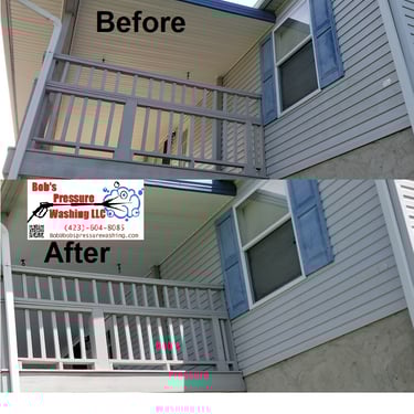 House wash in Mooresburg, Tn 37811 near me by Bobs Pressure Washing LLC in Bulls Gap, Tn 37711 7