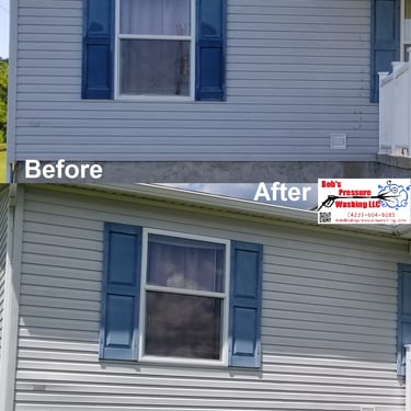 House wash in Mooresburg, Tn 37811 near me by Bobs Pressure Washing LLC in Bulls Gap, Tn 37711 1