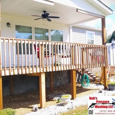 Mobile home House wash in Rogersville, Tn 37857 near me by Bobs Pressure Washing LLC in Bulls Gap, Tn 37711 8
