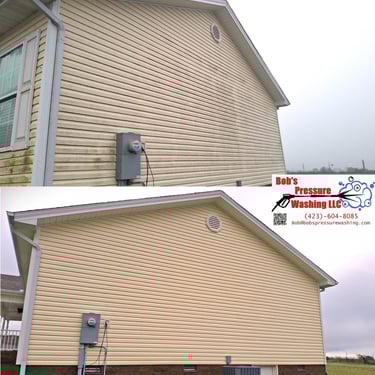 House wash in Whitesburg, Tn 37891 near me by Bobs Pressure Washing LLC in Bulls Gap, Tn 37711 37