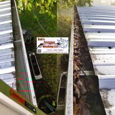 Gutter cleaning in Whitesburg, Tn 37891 near me by Bobs Pressure Washing LLC in Bulls Gap, Tn 37711 1