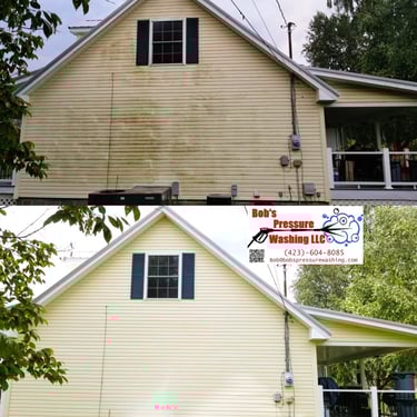 House wash in Whitesburg, Tn 37891 near me by Bobs Pressure Washing LLC in Bulls Gap, Tn 37711 12