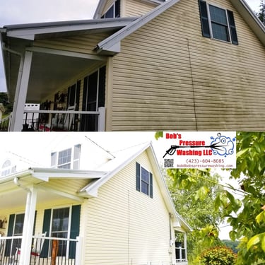 House wash in Whitesburg, Tn 37891 near me by Bobs Pressure Washing LLC in Bulls Gap, Tn 37711 11