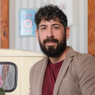 Headshot of a bearded man