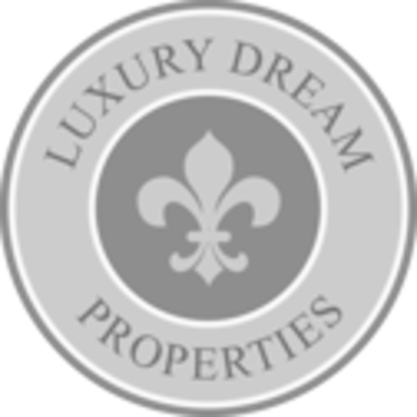 Luxury Dream properties Logo transparent gray