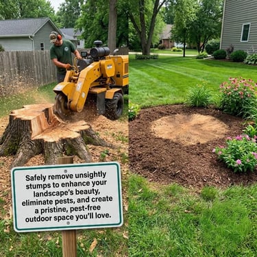 Brush removal in Alexandria, VA with yard waste disposal, storm debris cleanup, land clearing, and wood chipping services.