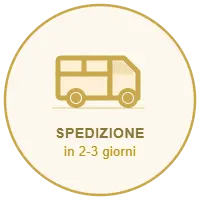 spedizione in 2/3 giorni lavorativi