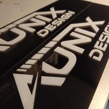 plaque immatriculation 3d sur mesure plexiglass