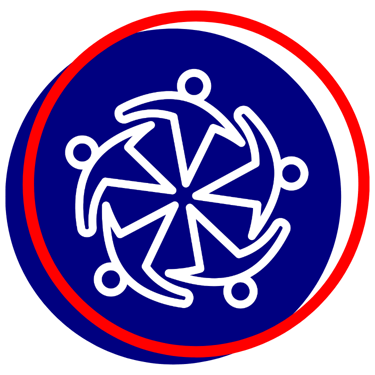 Values Statement - Blue and Red Circle