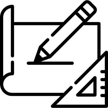 pencil and paper graphic