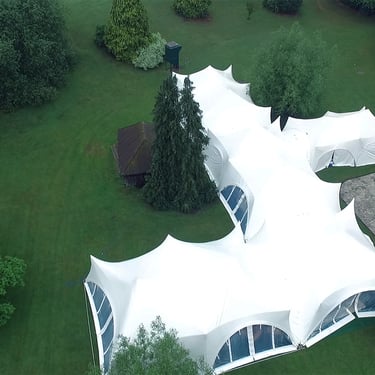 Outdoor marquee hire for special occasion event