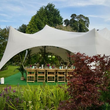 Outdoor marquee hire for festival style event